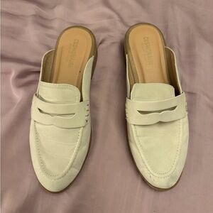 Cream Cushionaire Slip On Mules 8W